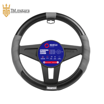FUNDA DE TIMON SPARCO C/MASAJEADOR BK/GRIS