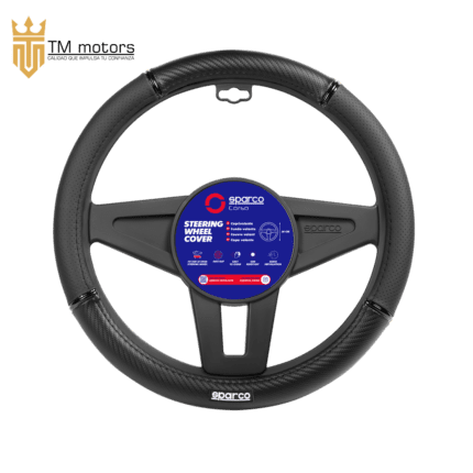 FUNDA DE TIMON SPARCO LINEAS FIBRA DE CARBON