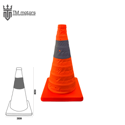 CONO DE EMERGENCIA RETRACTIL 45CM