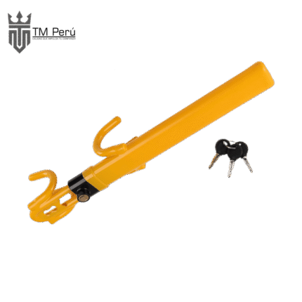 SEGURO DE TIMÓN PESADO TIPO GARRA AMARILLO