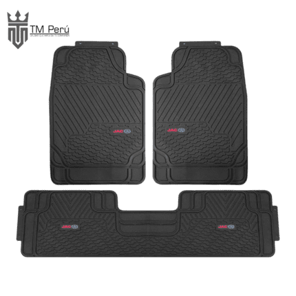 PISO DE JEBE JAC 3 PIEZAS PVC